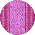 thumbnail image 1 of Ahgly Company Indoor Round Southwestern Purple Country Area Rugs, 3' Round, 1 of 4