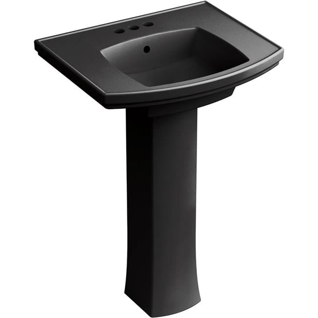 Kohler K2405047 4 in. Kelston Pedestal Bathroom Sink with Centerset