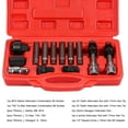 thumbnail image 3 of Riwcyla 13 Pcs Alternator Pulley Tool Kit, Alternator Freewheel Pulley Puller Removal Engine Auto Tool Set Insert Bit Socket Set Tool Kit with Storage Case, 3 of 6