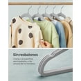 thumbnail image 3 of Perchas Infantiles, Juego de 50, Perchas de Terciopelo con Ganchos, Perchas Antideslizantes para Ropa, 3 of 9