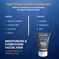 thumbnail image 3 of MENFIRST Gradual Gray Darkening Beard Wash Shampoo for Men, Reduces White Beard Color, 4.6 oz, 3-Pack, 3 of 7