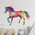 thumbnail image 2 of Adhesivos de pared de PVC con forma de caballo, acuarela, 30 x 60 cm, para decoración de habitacione, 2 of 4