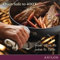 thumbnail image 4 of Anolon Advanced Home Hard Anodized Nonstick Sauté Pan with Helper Handle and Lid, 5 Quart - Moonstone, 4 of 8