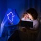 thumbnail image 5 of Toystoory Fantasma en forma de Halloween LED Signo Lámpara de plástico Arte decorativo Luz Decoración de la pared Iluminación y accesorios, 5 of 6