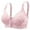 C, variant on Women's Underwear Wireless Thin Solid Color Front Button Breathable Gathers Comfort Bra Plus Size