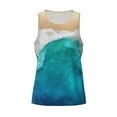 thumbnail image 4 of Easygdp Beach Men's Tank Top, Sleeveless Muscle T Shirts, Breathable, Quick-Dry, Loose for Gym, Running, Fitness - XX-Large, 4 of 9