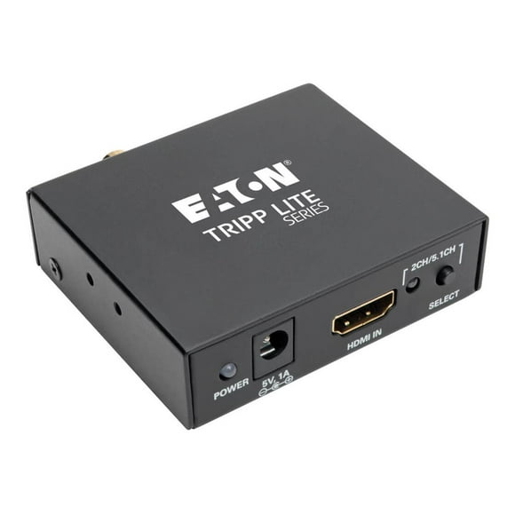 Eaton Tripp Lite Series Ultra High Definition UHD 4Kx2K HDMI Audio De-Embedder Extractor - HDMI audio signal extractor - black