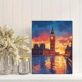 thumbnail image 2 of London Sunset Big Ben Canvas Painting Wall Art Decor， Perfect for Living Room， Office， Hallway and Kitchen Decoration., 2 of 8