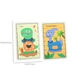 thumbnail image 3 of Wooden Dinosaur Animals Strip Puzzle Educational Toy For Kindergarten Pattern Cognition Early Learning Brain Teaser Mobile Puzzle Board Safe Natural Material Hand Eye Coordination Training, 3 of 8