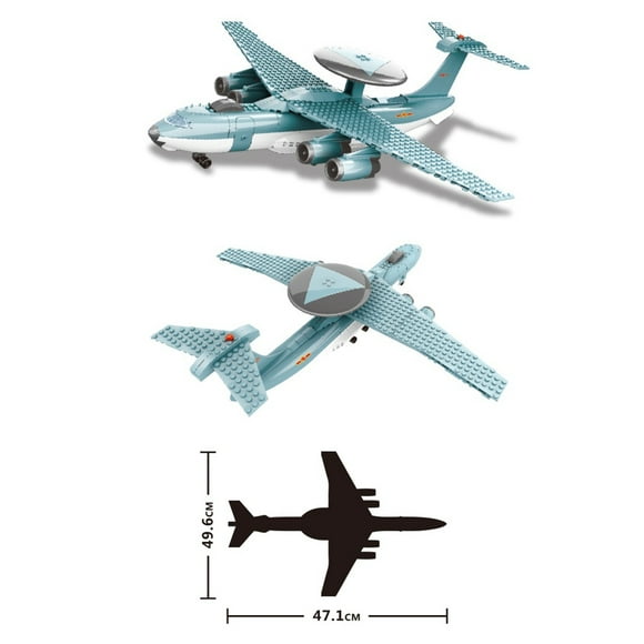 Wange Awacs Fighter Jet 202 Pieces