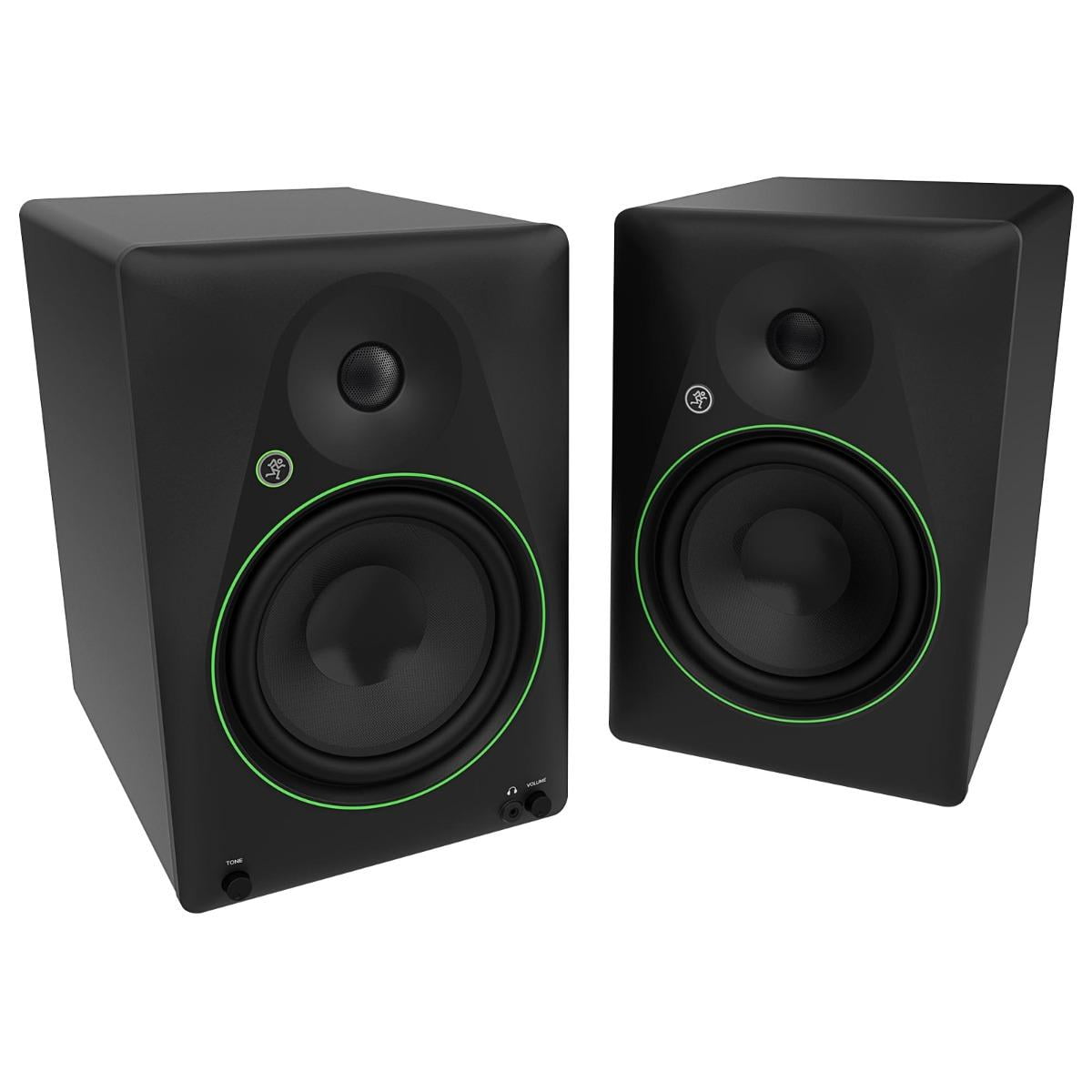 Mackie CR8BT 8" Powered Bluetooth Studio Monitors with Stands Package