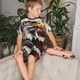 thumbnail image 4 of Balery Retro American Eagle A Conjunto de Pijama Infantil de Manga Corta con Estampado – Ropa de Dormir de Algodón Suave-4X-Large, 4 of 6