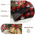 thumbnail image 6 of 8x10 Area Rugs for Living Room, Red Plaid Christmas Non Slip Area Rugs for Kitchen Bedroom Entryway, Xmas Snowflake Birds Botanical Washable Carpet Runner Rug Floor Mats for Bedroom Home Decor, 6 of 9