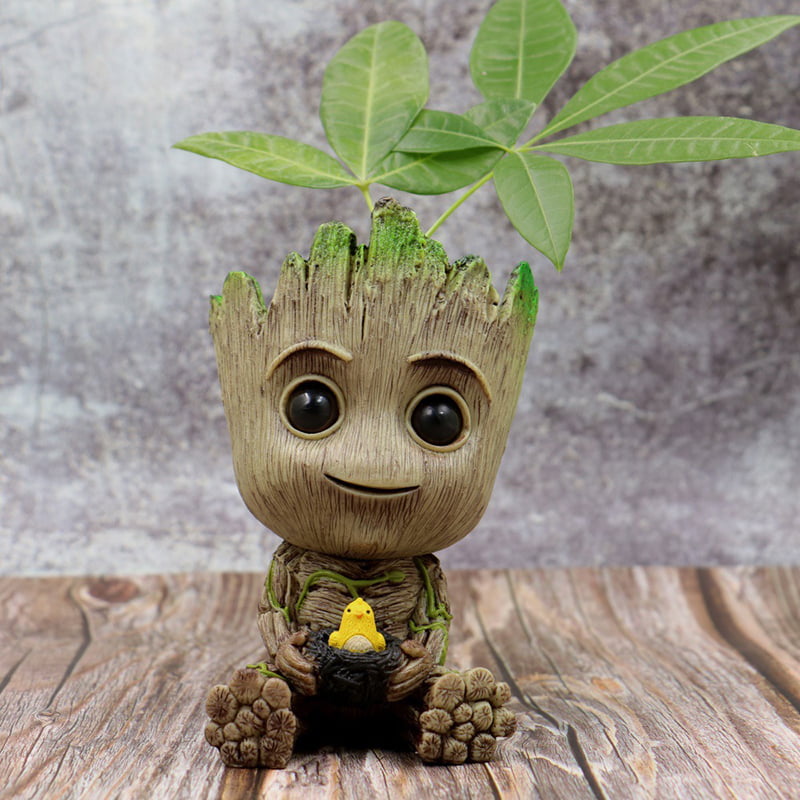 Flower Pot  Groot Flowerpot Planter Tree Man Model Toy For Kid pencil holder