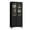 Black, variant on Kojooin 5 Tier Kitchen and Bathroom Storage Cabinet 63" Tall with Glass Doors and Adjustable Shelves