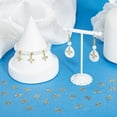 thumbnail image 4 of 100Pcs 201 Stainless Steel Tiny Charms Real 18K Gold Plated 13.5x11x0.7mm Hole: 1mm, 4 of 6