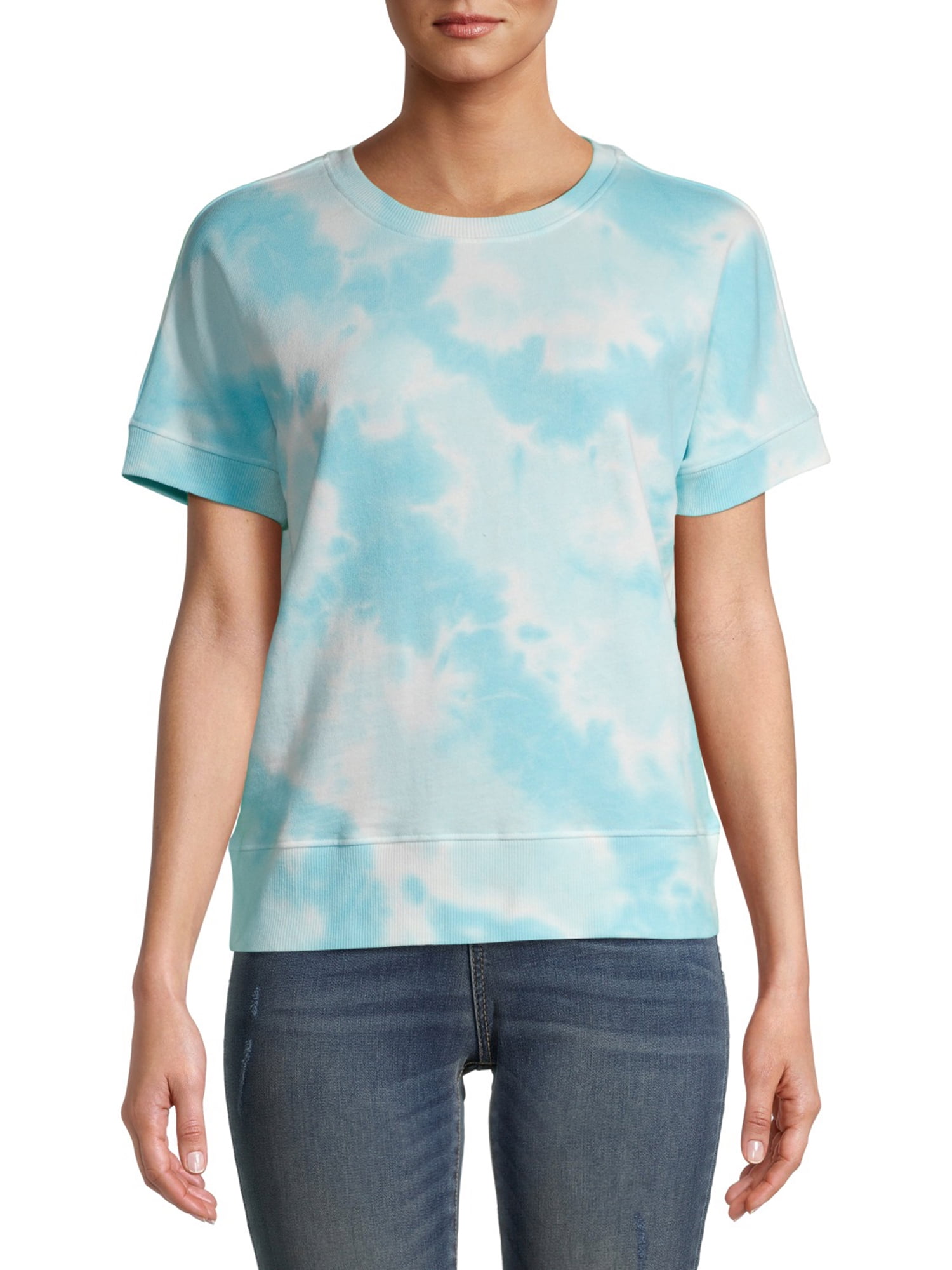 grey tie dye sweatshirt