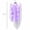 Purple, variant on Liamobondopolis Hanging Sheer Tulle Ghost Ornament Built-In Purple LED Halloween Decor for Yard Tree Porch Halloween Party Decorations 47.2In