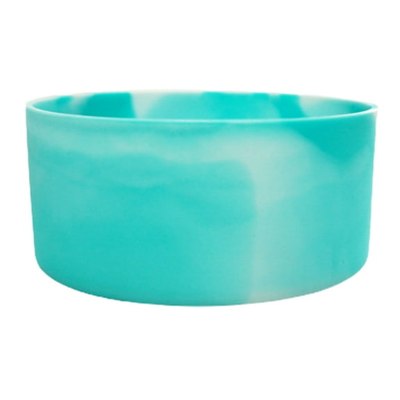 Shoreew Bottle Bottom Sleeve Cover Non-Slip Contrast Color Flexible Wide Compatibility Good Protection Tumbler Water Bottle Silicone Boot Sleeve Household Supply