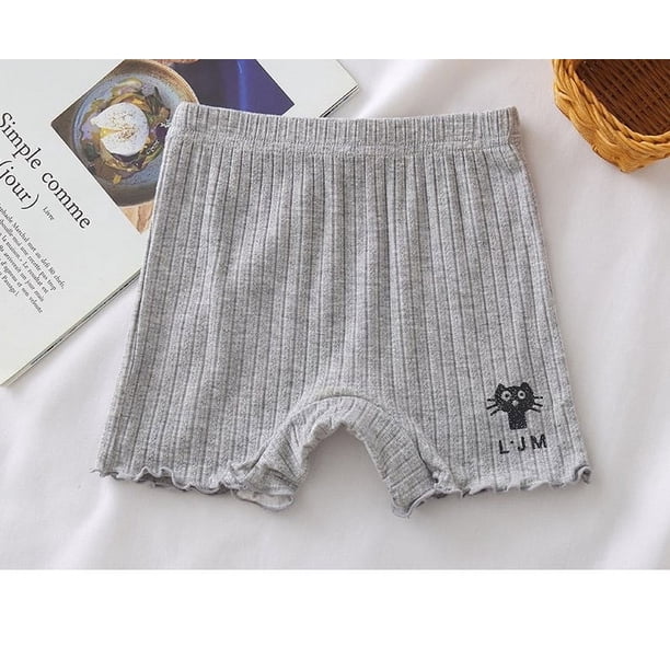 Pantalones de seguridad para niñas, de verano, finos, de modal, anti-caminar, calzoncillos tipo bóxer para niñas pequeñas y grandes