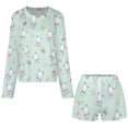 thumbnail image 4 of Pochacco Women Pajamas Set Loungewear Sleepwear 2 Piece PJ Sets, 4 of 7