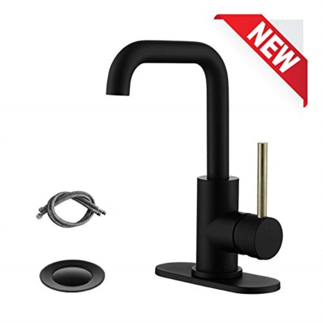 rkf singlehandle swivel spout bathroom sink faucet with popup drain