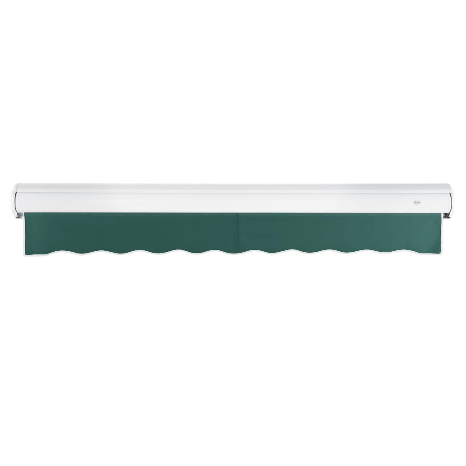 Awntech 18 Ft Key West Left Motorized Heavy Duty Patio Retractable Awning with Cassette (216in x 9.38in x 120in), Forest