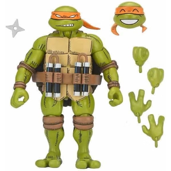 NECA Teenage Mutant Ninja Turtles TMNT Usagi Yojimbo Ultimate Michelangelo Figure