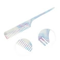 thumbnail image 3 of Unique Bargains 1 Pc Simple Vintage Rat Tail Comb Blue Imitation Acetic Acid, 3 of 6