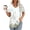 White, variant on ALLLIST V Neck Womens Tops Short Sleeve Pleated Blouse Floral Summer White Pullover Clothing for Women