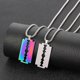thumbnail image 4 of Collar colgante shaofei Estilo punk hip hop Acero inoxidable Forma de cuchilla Multicolor 51887, 4 of 5