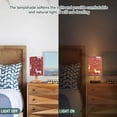 thumbnail image 5 of BZSMCE Lamp Modern Snowflake and Cute Reindeer Pattern Creative Patter Night Light, 5 of 7
