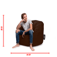 thumbnail image 2 of Sillón Puff Lounger Puff MX Gamuza color Chocolate, 2 of 2