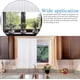 thumbnail image 5 of Adjustable Tension Rod Extendable Spring Curtain Rod with Self Adhesive Hook White, Length 15.7 to 27.5 Inch (4), 5 of 5