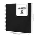 thumbnail image 3 of WMGHA Brown Kraft Paper Scrapbook Album –80 Pages Thick Kraft Paper Memory Book for Wedding and Anniversary Family, Art Journaling & Craft Projects, Acid-Free Thick Pages (8x8 inch), 3 of 4