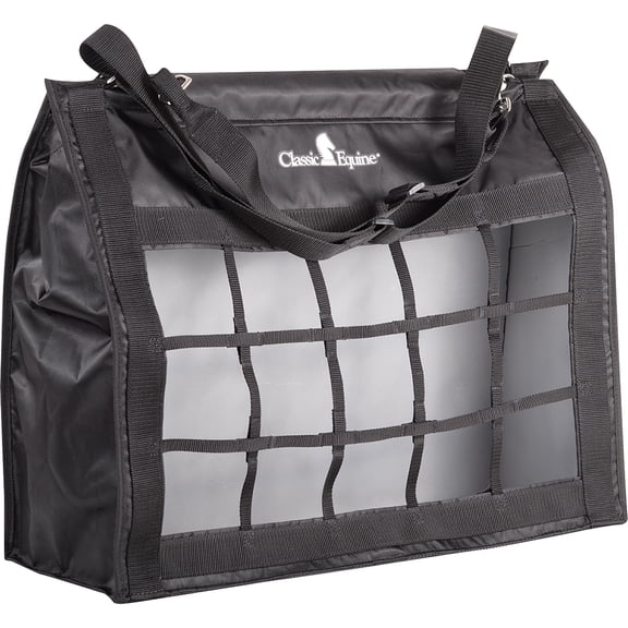 Classic Equine Moderate Horse Feed Hay Bag Black