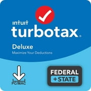 TurboTax Deluxe 2021 Tax Software, Federal and State Tax Return with Federal E-file [PC/MAC - Download]