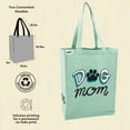 thumbnail image 5 of Lazy One Canvas Tote Bag, Reusable Unisex Bag for Shopping, Travel, and Work (Dog Mom), 5 of 5
