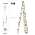 thumbnail image 2 of Men's Ties, Travel elements Satin Ties for Men, Mens Formal Neck Ties for Business Weeding Gift, 2 of 5