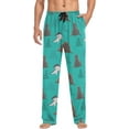 thumbnail image 4 of Top-kevin Grey Cute Donkey Pajama Pants Farm Men's Pajama Bottoms Lounge Sleepwear PJs Sleep Pants, 4 of 11