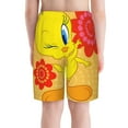 thumbnail image 3 of Looney Tunes Tweety Boy'S Swim Trunks Quick Dry Board Shorts Kids Beach Swim Shorts Bathing Suits Swimsuit, 3 of 7