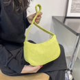 thumbnail image 4 of Sac à Main en Velours Côtelé pour Femmes Mode Couleur Unie (Bleu), 4 of 6