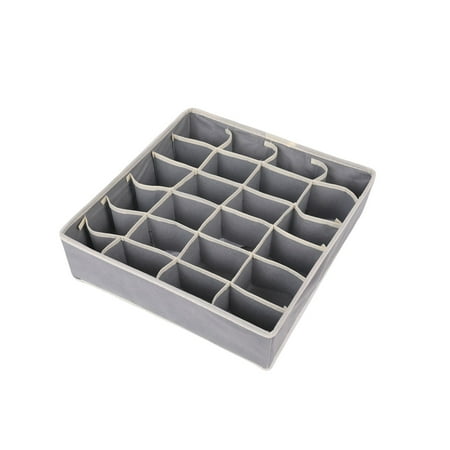 Drawer Organizer with 24 Compartments Foldable Fabric Storage Box for Closet Dresser Office and Home Organization Solution