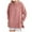 Pink, variant on Women'S Fashion Women's Solid Sweatshirt Women's Crew Neck Sweatshirt Loose Fit Oversized Pullover With Zippered Side Slits Long Sleeved Tops For Fall Fashion