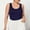 Dark Blue, variant on pstuiky Tank Tops for Women, Women Plus Size Solid Color Lace Camisole U Neck Sleeveless Tank Top Comfortable Stretch Summer Casual Layering Essential for Women Going out Tops Special Price Wine 3XL