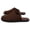 dark brown, variant on Men’s Extra Wide Toe Open Back Slippers, Slip-On Outdoor Casual Shoes, 1 Pair