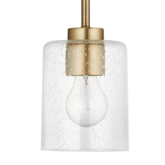 Capital Lighting 328511-449 Greyson 5" Wide Mini Pendant - Brass