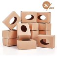 thumbnail image 5 of 30 Packs 4x2.8x1.8 Inch Kraft Oval Window Soap Box Paper Kraft Box for Homemade Soap Party Favor, 5 of 7