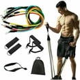 thumbnail image 1 of Juego de bandas de resistencia, kit de elásticos para ejercicios, bandas elásticas para ejercicios Entrenamiento de fuerza 5 bandas elásticas para ejercicios y manijas, anclaje para puerta, correas para los pies ACTIVE Biensenido a ACTIVE, 1 of 4