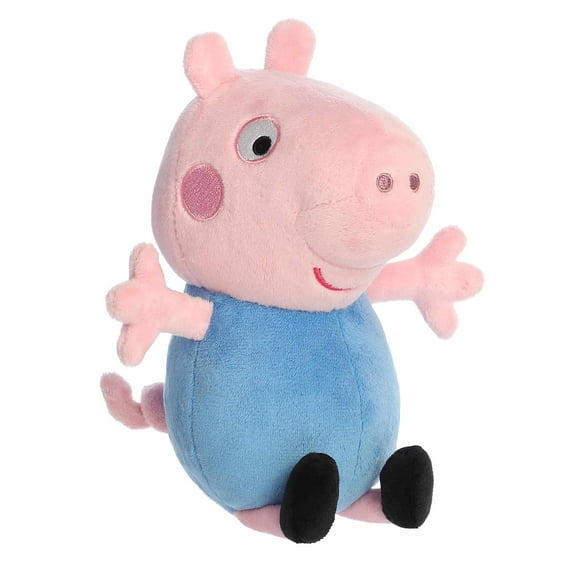 Aurora - Small Pink Playful Stuffed Animal - 8" George Pig - Peppa Pig